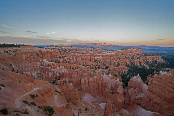 Una Vista Panorámica Los Famosos Hoodoos Del Parque Nacional Bryce — Foto de Stock