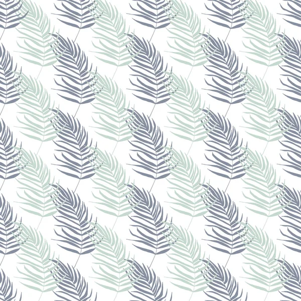  Dikişsiz desen baskı için. Avuç ayarla, orman, tropikal, arka plan bırakır. Vektör çiçek, Botanik ve bitki örtüsü çizim. 