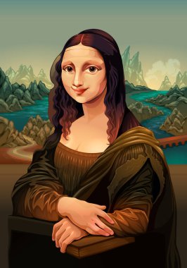 Mona Lisa yorumu, Leonardo da Vinci tarafından resim