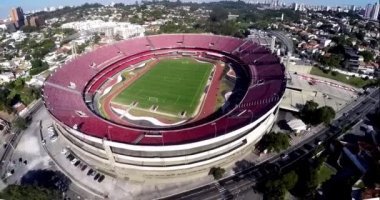Sao Paulo, Sao Paulo, Brezilya, Sao Paulo Futebol Clube veya stadyum Cicero Pompeu de Toledo şehir devlet. Fotoğraf yapılmış 04/20/2015