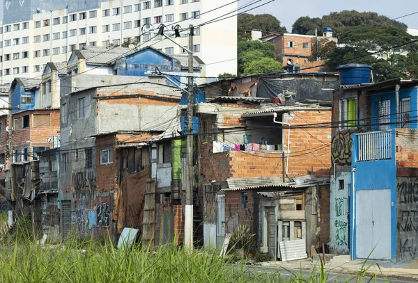 Favela Park Cidade Jardim Metafora Moderní Tak Paulo Brazílie Foto — Stock fotografie