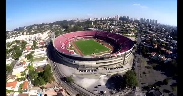 Sao Paulo Fotbalový Klub Morumbi Stadium Nebo Cicero Pompeu Toledo — Stock video