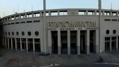  Pacaembu futbol stadyumu Sao Paulo Brezilya, Güney Amerika