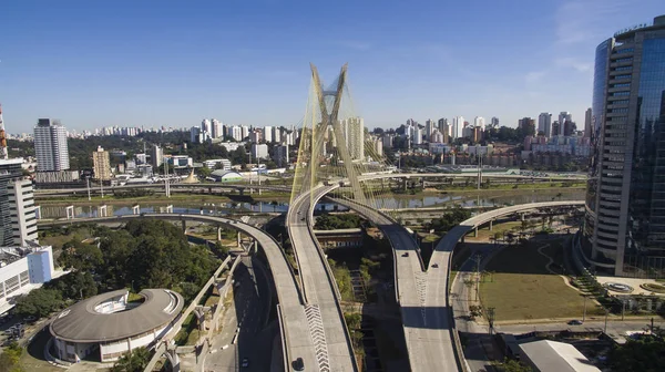 Világ Sao Paulo Brazília Dél Amerikában Hídja — Stock Fotó