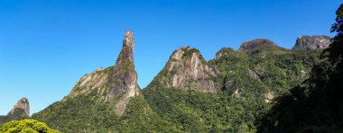 Beautiful mountain, Finger of God in the city of Teresopolis, State of Rio de Janeiro, Brazil clipart