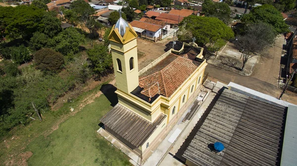 Pequeña Iglesia Católica Victoriana Distrito Municipal Botucatu Paulo Brasil Sudamérica — Foto de Stock