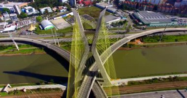 Askılı köprü dünya, Sao Paulo Brezilya, Güney Amerika 