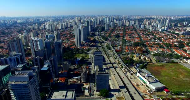 Pont Câblé Dans Monde Paulo Brésil Amérique Sud Symbole Ville — Video