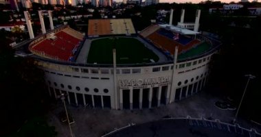 Pacaembu Stadium Sao Paulo Brazil  Video made day 06/27/2016 Name: Municipal Paulo Machado de Carvalho stadiumFilming with drone 
