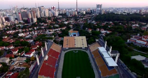 Pacaembu Stadium Sao Paulo Brazil Video Made Day 2016 Name — ストック動画