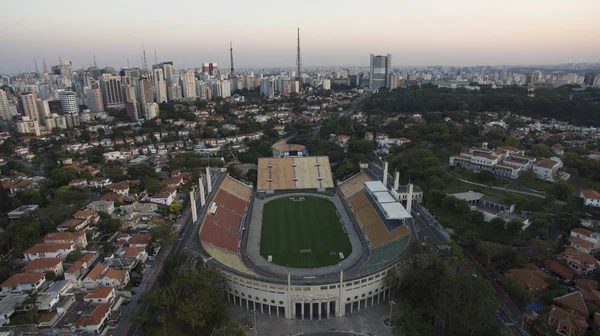 Fútbol Todo Mundo Estadio Pacaembu Sao Paulo Brasil Vídeo Hecho — Foto de Stock