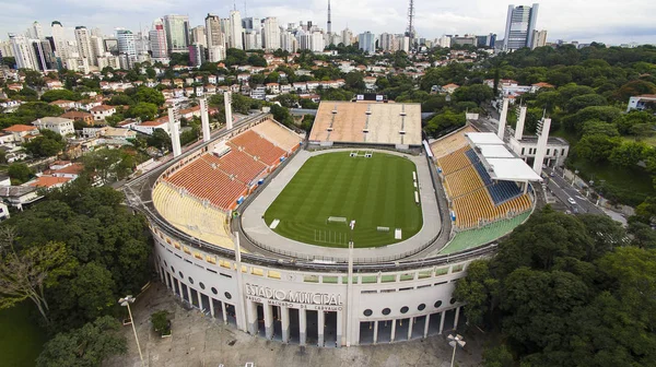 Fútbol Todo Mundo Estadio Pacaembu Sao Paulo Brasil Vídeo Hecho — Foto de Stock