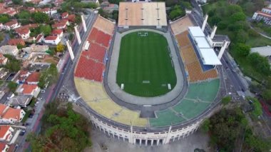 Futbol Pacaembu Stadyumu Sao Paulo Brezilya Video Dünya çapında yapılan gün 01/23/2017 adı: Belediye Paulo Machado de Carvalho stadiumfilming dron daha seçenekleri içinde benim portföy ile