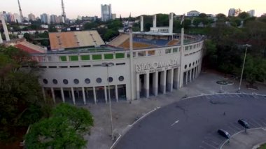 Futbol Pacaembu Stadyumu Sao Paulo Brezilya Video Dünya çapında yapılan gün 01/23/2017 adı: Belediye Paulo Machado de Carvalho stadiumfilming dron daha seçenekleri içinde benim portföy ile