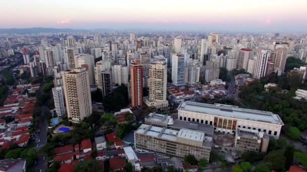 Drone Fotos Sao Paulo Brasil América Del Sur Brasil — Vídeos de Stock