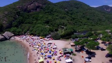 Cennet plaj, güzel plaj, harika dünya etrafında, Grumari beach, Rio de Janeiro, Brezilya, Güney Amerika Brezilya plajlar 