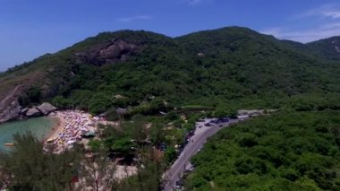 Cennet plaj, güzel plaj, harika dünya etrafında, Grumari beach, Rio de Janeiro, Brezilya, Güney Amerika Brezilya plajlar 