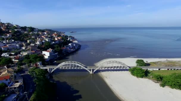 Spiagge Luoghi Paradisiaci Spiagge Meravigliose Tutto Mondo Restinga Marambaia Beach — Video Stock