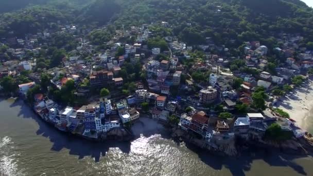 Plajlar Paradisiacal Yerler Dünya Marambaia Beach Restinga Rio Janeiro Brezilya — Stok video