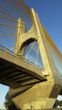 Askılı köprü dünya, Sao Paulo Brezilya, Güney Amerika 