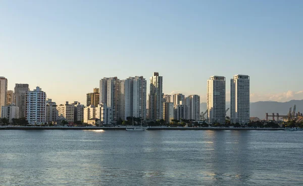 Ciudad Guaruja Playa Sudamérica Brasil Más Opciones Portfolio — Foto de Stock