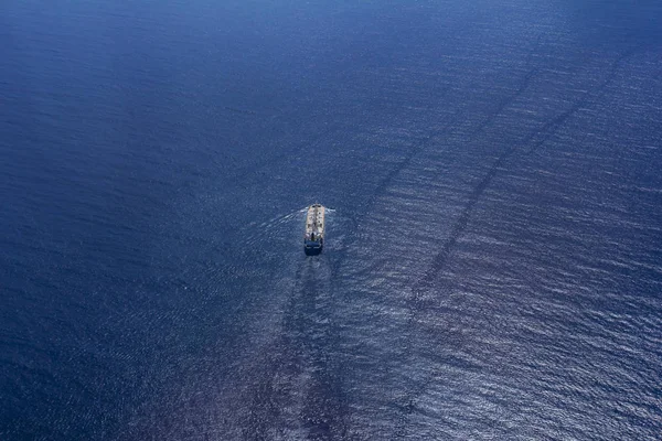 Vieux Bateau Mer Magnifique Photo Avec Reflet Rio Janeiro Brésil — Photo