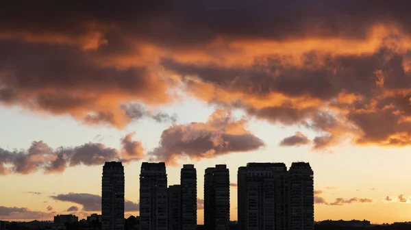 Large buildings in the big city and a beautiful sunset, Brazil South America, MORE OPTIONS IN MY PORTFOLIO