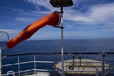 Rüzgâr tulumu kırmızı, Rüzgar konumunu gösteren