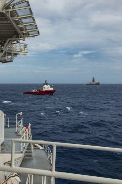 Açık denizde petrol endüstrisinin offshore çalışma alanı