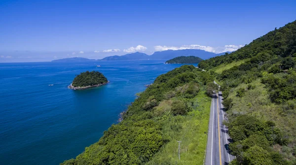Highway Längs Havet Highway Angra Dos Reis Till Rio Janeiro — Stockfoto