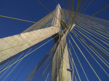 Askılı köprü dünya, Sao Paulo Brezilya, Güney Amerika 