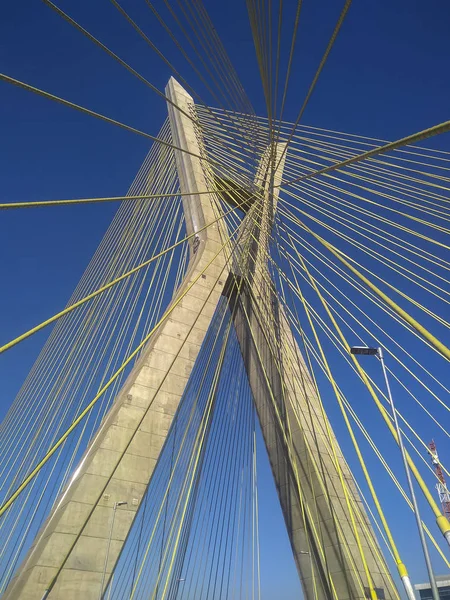 Hängbron Den Värld Sao Paulo Brasilien Sydamerika — Stockfoto