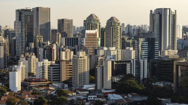 Sao Paulo Brezilya, büyük şehir, büyük binalar, Güney Amerika
