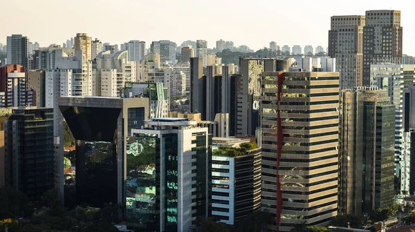 São Paulo Brasil Cidade Grande Grandes Edifícios América Sul — Fotografia de Stock