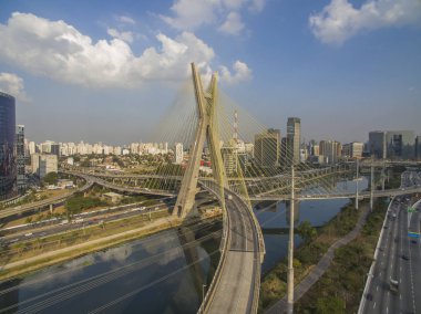 Askılı köprü dünya, Sao Paulo Brezilya, Güney Amerika 