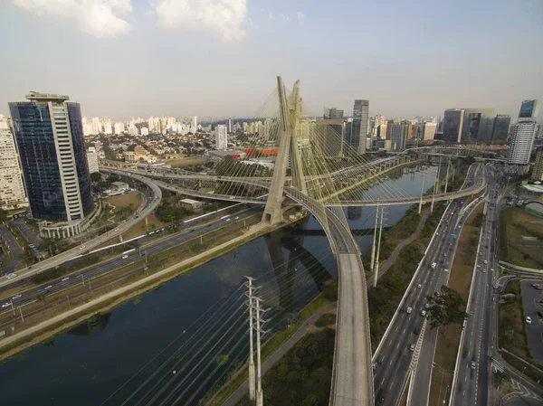 Világ Sao Paulo Brazília Dél Amerikában Hídja — Stock Fotó