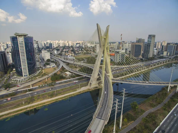 Világ Sao Paulo Brazília Dél Amerikában Hídja — Stock Fotó