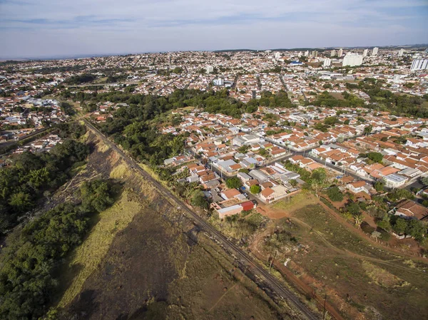 Pequeñas Ciudades América Del Sur Barrio Vila Sao Luiz Botucatu — Foto de Stock