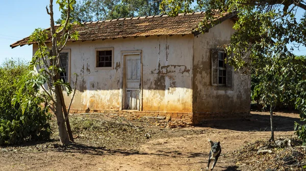 Casa Mal Conservada Casa Pobre Brasil América Sul — Fotografia de Stock