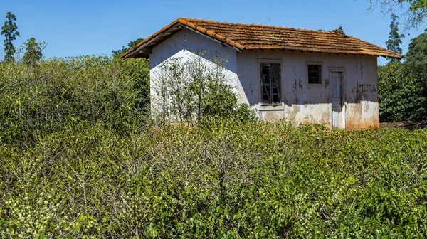 Casale Rurale Tra Terreni Agricoli — Foto Stock