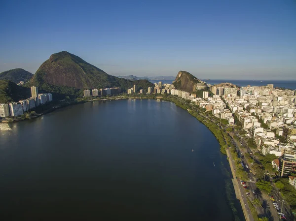 Rodrigo Freitas Lagünü Rio Janeiro Brezilya Güney Amerika — Stok fotoğraf