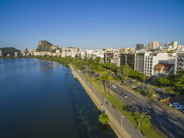 Una Ciudad Maravillosa Lugares Maravillosos Mundo Lagoa Barrio Ipanema Río — Foto de Stock