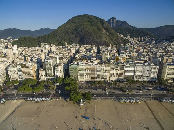 Copacabana Beach Kerületben Copacabana Rio Janeiro Brazília Világ Leghíresebb Strand — Stock Fotó