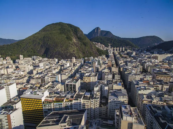 Városok Különleges Architektúrák Copacabana Beach Rio Janeiro Brazília Dél Amerika — Stock Fotó