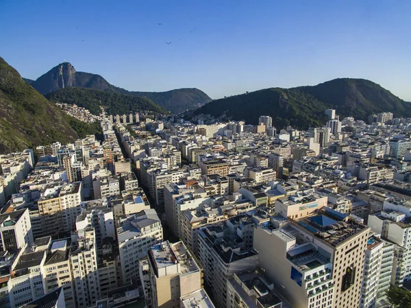 Spiaggia Più Famosa Del Mondo Spiaggia Copacabana Rio Janeiro Brasile — Foto Stock