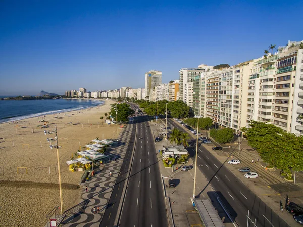 Πόλεις Ειδικές Αρχιτεκτονικές Παραλία Copacabana Ρίο Ντε Τζανέιρο Βραζιλία Νότια — Φωτογραφία Αρχείου