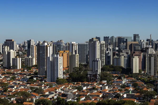 Największych Miast Świecie Ameryce Południowej Miasta Sao Paulo Brazylia — Zdjęcie stockowe
