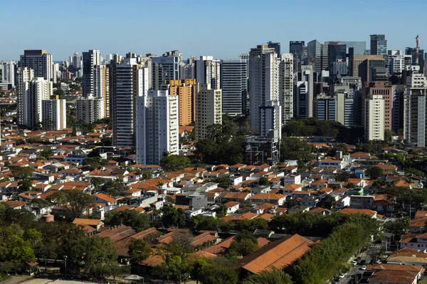 Największych Miast Świecie Ameryce Południowej Miasta Sao Paulo Brazylia — Zdjęcie stockowe