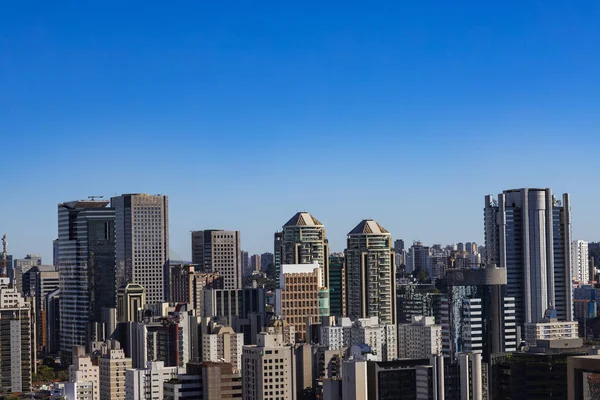 Dünyanın Büyük Şehirlerinden Şehir Sao Paulo Brezilya Güney Amerika — Stok fotoğraf