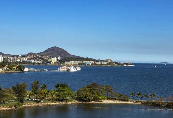 Hermosa Ciudad Playa Ciudad Niteroi Río Janeiro Brasil América Del — Foto de Stock